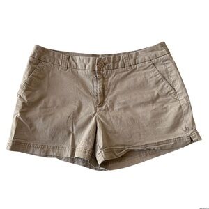 MAGELLAN OUTDOORS Women’s Beige Khaki Mid-Rise 3 Inch Shorts Size 8
